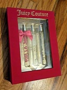 Juicy Couture EDP Perfume Gift Set Viva LA Juicy Gold & OUI RARE SET .33oz Each - Picture 1 of 11