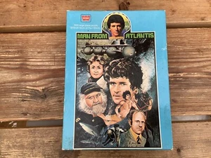 Vintage MAN FROM ATLANTIS TV Show 1978 300 Piece Jigsaw Puzzle Whitman England - Picture 1 of 7