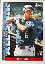 2023 Throw Back Thursday Set 31 Card 92 Josh Jung Variation-Free Shipping!