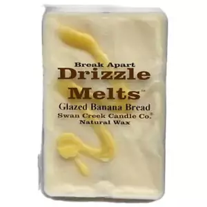 Derretimiento de llovizna de soja vela Swan Creek 4,75 oz. - Pan de plátano esmaltado - Imagen 1 de 1