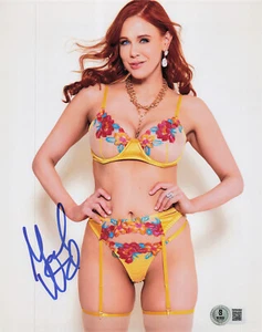 Hot Sexy Maitland Ward Signed 8x10 Photo Adult Star Authentic Autograph Beckett - Picture 1 of 2