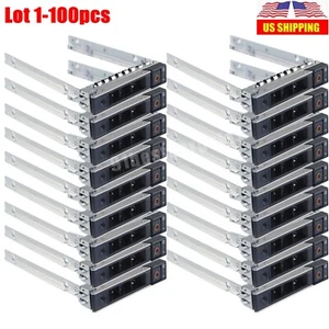 Lot DXD9H 14th/Gen15 2.5" Tray Caddy Dell R750 R650 R550 R450 T550 T350 R740XD - Picture 1 of 10