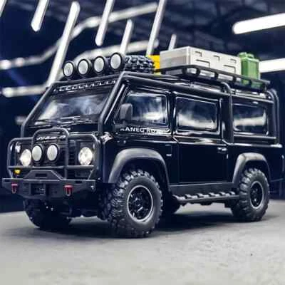 1:32 Land Rover Defender Van Alloy Car Model Diecast Toy Vehicle Sound Light - Image 1 of 4