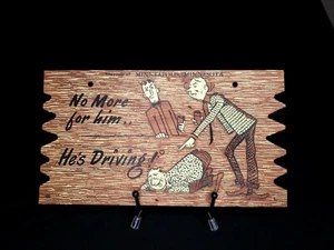 Vintage Komic Kard Postcards Plak Humorous Funny Souvenir of Minneapolis MN - Picture 1 of 3