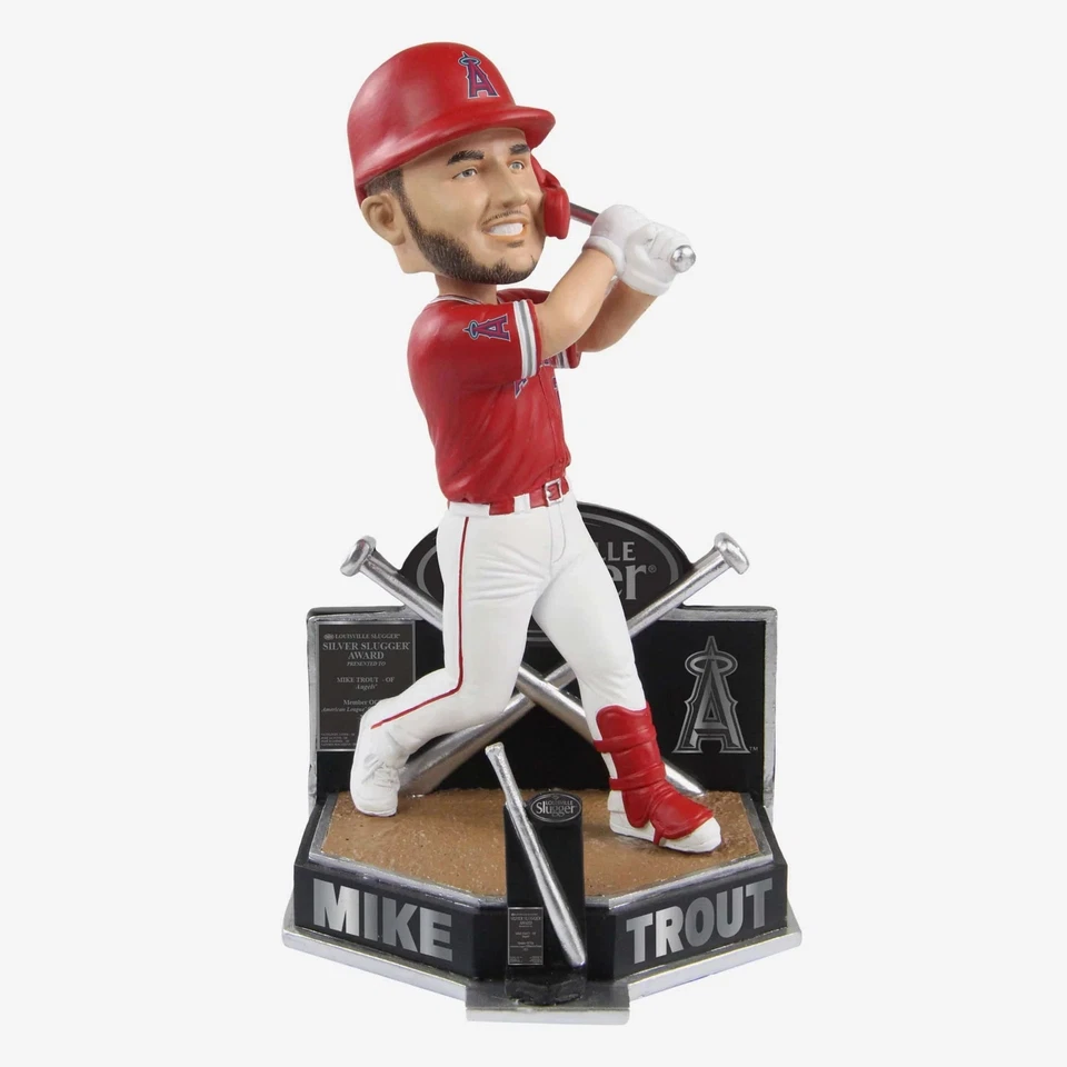 Mike Trout Los Angeles Angels 2022 Silver Slugger Bobblehead MLB Béisbol Foto 1 de 1