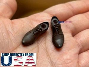 1/12 scale Men's Shoes For 6" SHF Nota Mezco PHICEN TM01A TM02A Male Figure USA - Picture 1 of 3