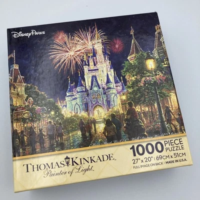 Rompecabezas de 1000 piezas Thomas Kinkade Main Street EE. UU. Walt Disney World Resort Foto 1 de 4