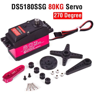 RC Servo 60Kg 80Kg 150Kg Metall Digital Waterproof For 1/5 1/6 RC HPI Baja Cars - Image 1 of 4
