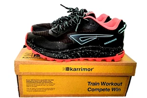 KARRIMOR Tempo TR trail trainers. UK 6. EU 39. Black/pink . Vgc with box - Picture 1 of 6