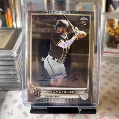 2022 Topps Chrome Ivan Castillo RC Autograph - Image 1 of 2