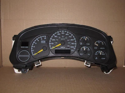 2000-2002 Chevy Silverado 1500 2500 3500 Speedometer Gauges Cluster US MPH AT Foto 1 de 4
