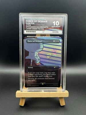 2025 Secret Lair Magic MTG - Force of Despair 1936 Rare Foil SpongeBob ACE 10 - Image 1 of 4