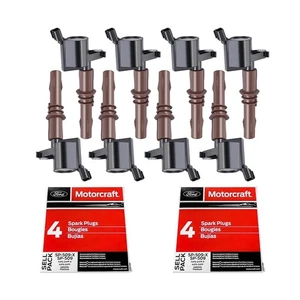 MAS Set di 8 Bobine di Accensione Stivali Marroni DG521 e Motorcraft SP-509 Spark Plu... - Foto 1 di 9