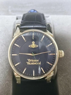 Vivienne Westwood часы золото темно-синий мужской кварц коробка в комплекте аккумулятор нужен редкая - Изображение 1 из 4