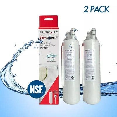 FRIGIDAIRE 2 PACK Frigdaire WF3CB PureSource 3 Refrigerator Water Filter Sealed US New