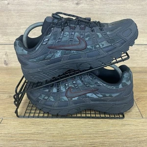 Scarpe Nike Unisex Taglia UK 6.5 P-6000 Running Palestra Nero Borgogna Air Max Scarpe da Ginnastica - Foto 1 di 12