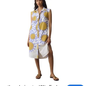 Vestido Anthropologie Maeve The Lillian Manga Gorra Botón Delantero Midi Talla S Boho - Imagen 1 de 8