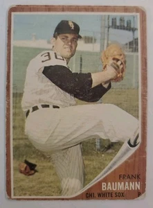 1962 Topps #161 Frank Baumann - Chicago White Sox  - Picture 1 of 2