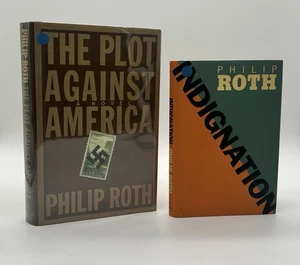 Signed 1st/1st 2004 HCDJ Indignation Plot Against America Philip Roth lot 1st Ed - Picture 1 of 6