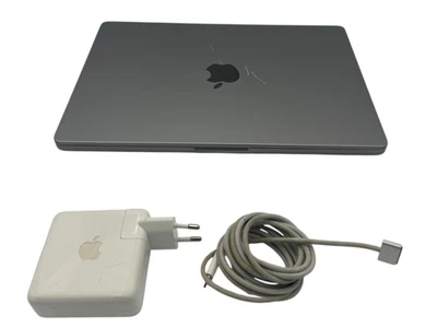 MacBook Pro 14" 2023 M1 Pro 8C CPU 14C GPU 16GB 512GB Space Grey QWERTZ MwSt - Bild 1 von 4