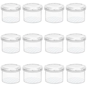 12er Pack Becherlupen für Kinder & Erwachsene Forscher Set Klares Lupenglas für - Photo 1/7