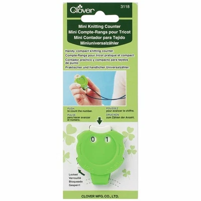 Clover Knitting Counter Mini Kacha-Kacha Knit Register Tally Crochet - Image 1 of 3