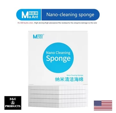 MaAnt MY-065 Nano Cleaning Sponge High Density Cleaning Mobile Phone PCB 500pcs - Image 1 of 4