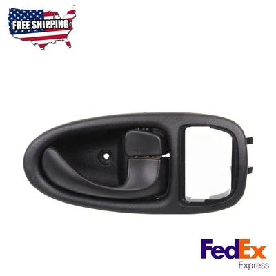 Interior Door Handle Black Front Passenger Side Fits 96-02 Saturn SL SW2 SC1 SC2 - Image 1 of 4