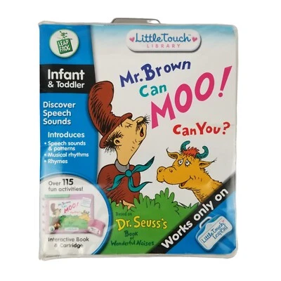 Leap Frog Little Touch Library Mr. Brown Can Moo! ¿Puedes? ¡Completo! Foto 1 de 4