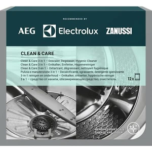 SGRASSANTE DISINCROSTANTE LAVATRICE ELECTROLUX ORIGINALE CLEAN & CARE 12 DOSI - Foto 1 di 1