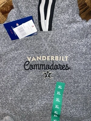Colosseum Vanderbilt Hoodie Mens Sz XL Black NCAA Star Logo Long Sleeve Pullover - Image 1 of 3