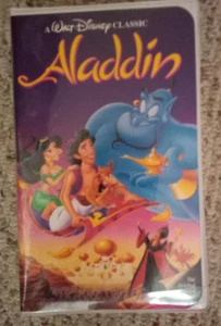 RARE Walt Disney Home Classics "Aladdin" VHS 1662 Black Diamond Edition - Picture 1 of 8