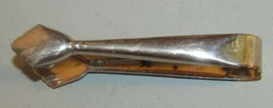 Alte ZUCKERZANGE Fächer- Muster verchromt um 1935 - Bild 1 von 3