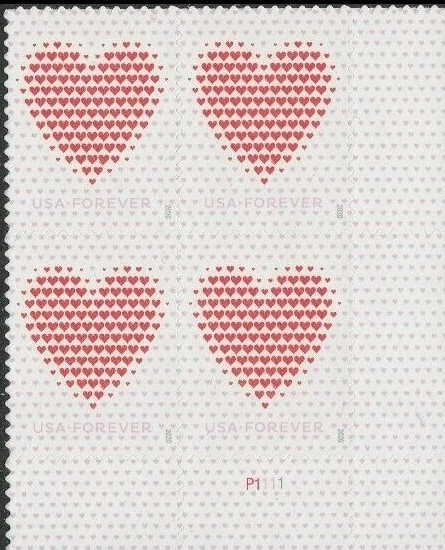   1 #5431 FOREVER LOVE MADE OF HEARTS PB OF 4. BIN $3.50.   - Image 1 of 1