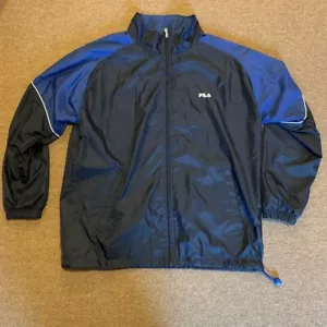 Vintage Fila Windbreaker Jacket Adult Size Medium Full Zip Multicolor - Picture 1 of 6