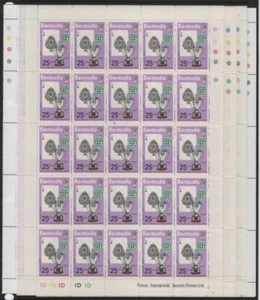 Bermuda 1975 SG # 324-27 World Bridge Championship (4) Full Sheets Set - Picture 1 of 1