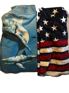 True Craft 2 pairs Swim Trunks Shorts with pocket Youth XL - Picture 1 of 18