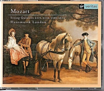 2 CDs Mozart STRING QUINTETS Hausmusik London Huggett Beznosiuk Chase (C913) - Bild 1 von 2