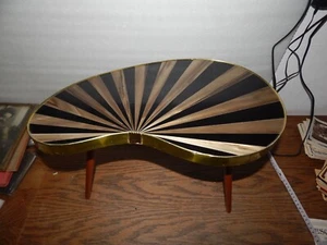 Nierentisch DDR Kult Blumenhocker Blumentisch 50er Retro - Bild 1 von 11