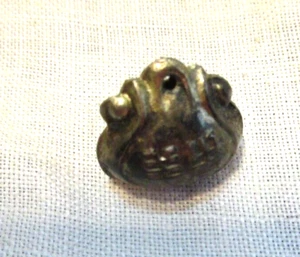 Dije colgante personaje asiático vintage sonajeros plateados - Imagen 1 de 9