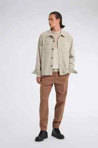 GAS UOMO CAMICIA VELLUTO art. A7670 mod. MALCK - BEIGE e OLIVA - Picture 1 of 12