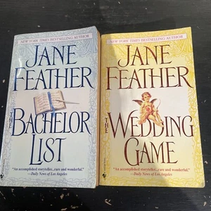 Lot 2 Jane Feather Matchmaker Duncan Sisters The Bachelor List # 1,3 1st Ed PB - Picture 1 of 19
