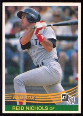 1984 Donruss Reid Nichols Boston Red Sox #614 - Image 1 of 2