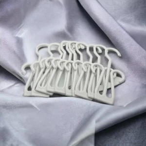 Store Slipper Sandals Plastic White Hangers Showcase Expo Pack of 10pcs 8"inch - Picture 1 of 4