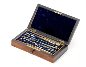 Antique student drawing instrument set. - Imagen 1 de 9