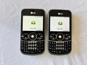 Set of 2 - LG 900G - Black / Gray Cellular Phone - Picture 1 of 9
