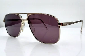 Vintage AO Safety Z87 YP6 Gunmetal Pilot Metal Sunglasses USA W/NEW LENSES! - Picture 1 of 10