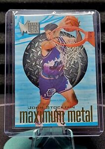 1996-97 - Fleer Metal - John Stockton SP Maximum Metal #18 - Utah Jazz