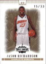 2007-08 Topps Triple Threads Sepia #89 Jason Richardson /99