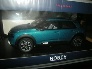 1:18 Norev Citroen C4 Cactus W 2018 Emeraude Blue/Blau Nr. 181660 in OVP - Bild 1 von 2